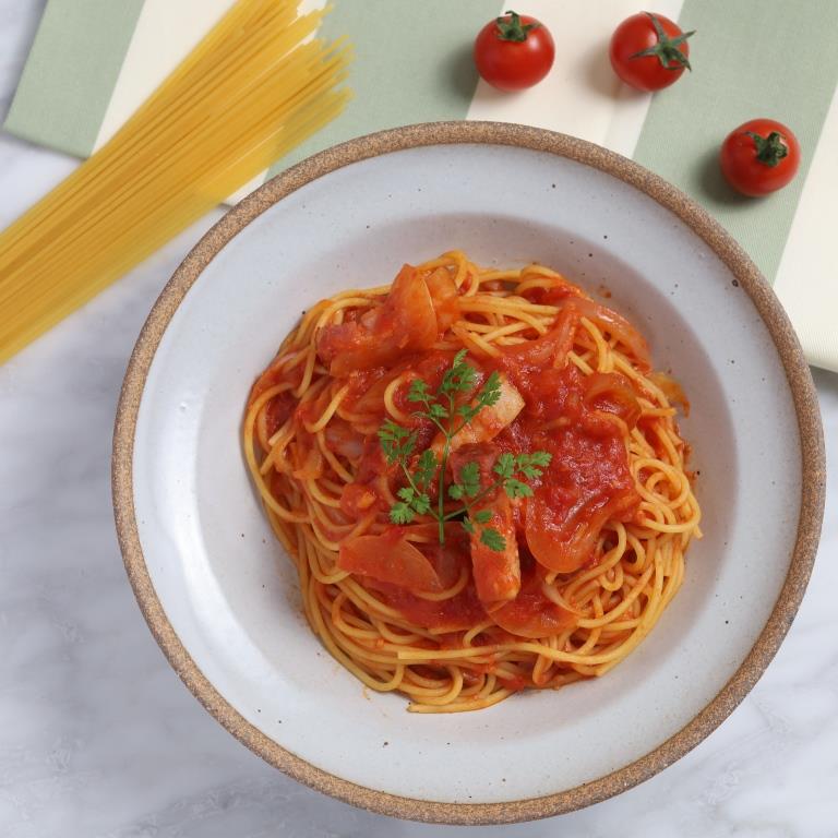 トマトとベーコンのスパゲティ